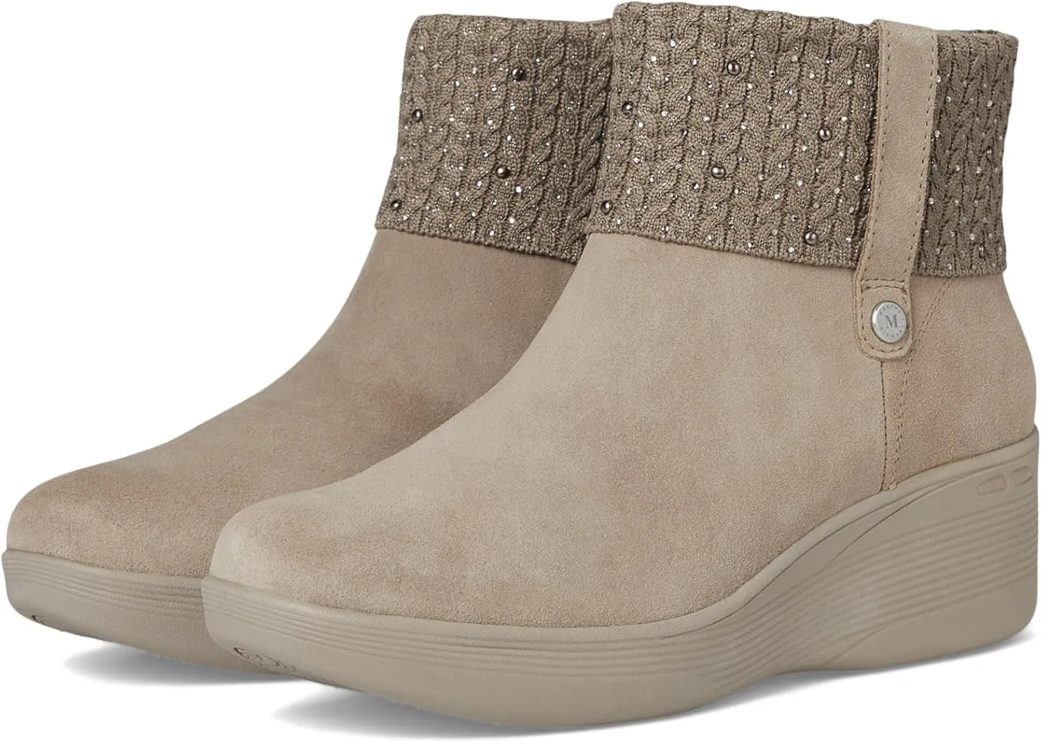 Skechers Women's Pier-lite-Fall Stunner Martha Stewart-Hands Free Slip-ins Fashion Boot