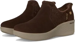 Skechers Women's Pier-lite-Lovely Autumn Martha Stewart-Hands Free Slip-ins Ankle Boot