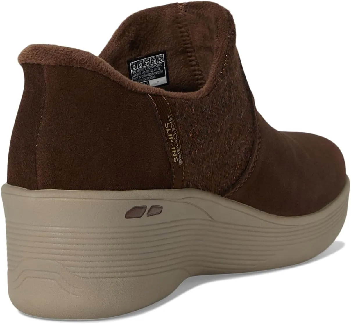Skechers Women's Pier-lite-Lovely Autumn Martha Stewart-Hands Free Slip-ins Ankle Boot