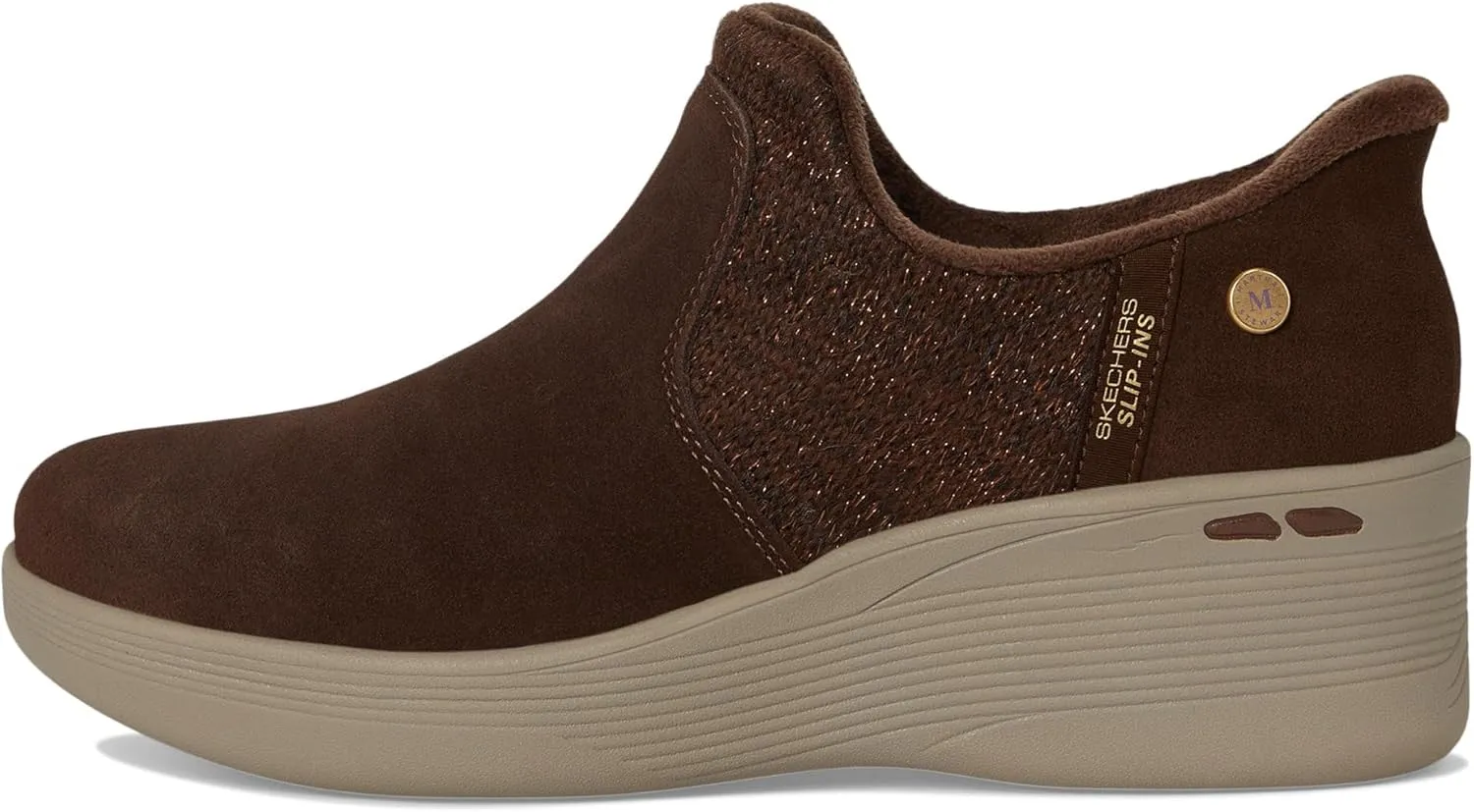 Skechers Women's Pier-lite-Lovely Autumn Martha Stewart-Hands Free Slip-ins Ankle Boot