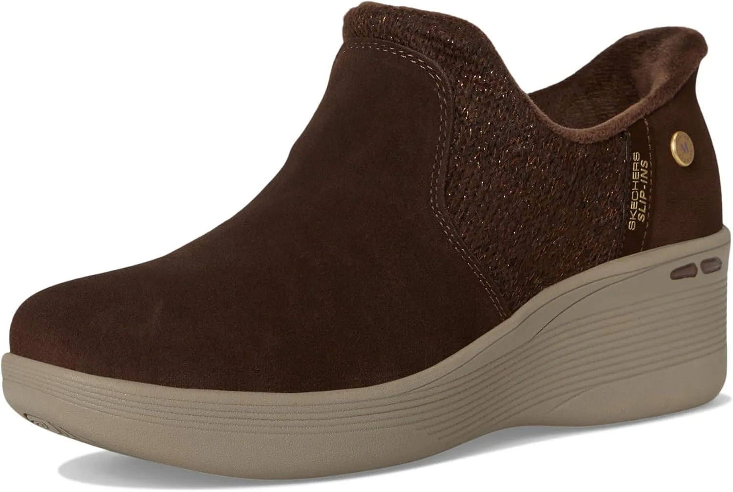 Skechers Women's Pier-lite-Lovely Autumn Martha Stewart-Hands Free Slip-ins Ankle Boot
