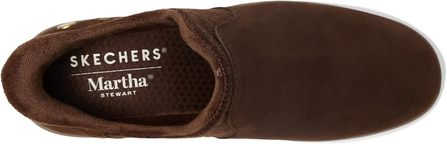 Skechers Women's Pier-lite-Lovely Autumn Martha Stewart-Hands Free Slip-ins Ankle Boot