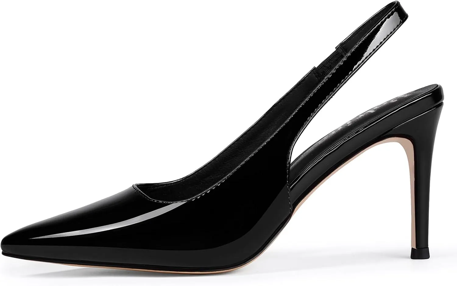 Slingback Heels for Women Pointed Closed Toe Stiletto Pumps Slip-On Dress Shoes Elegant Comfortable Women's Heels for Party Wedding