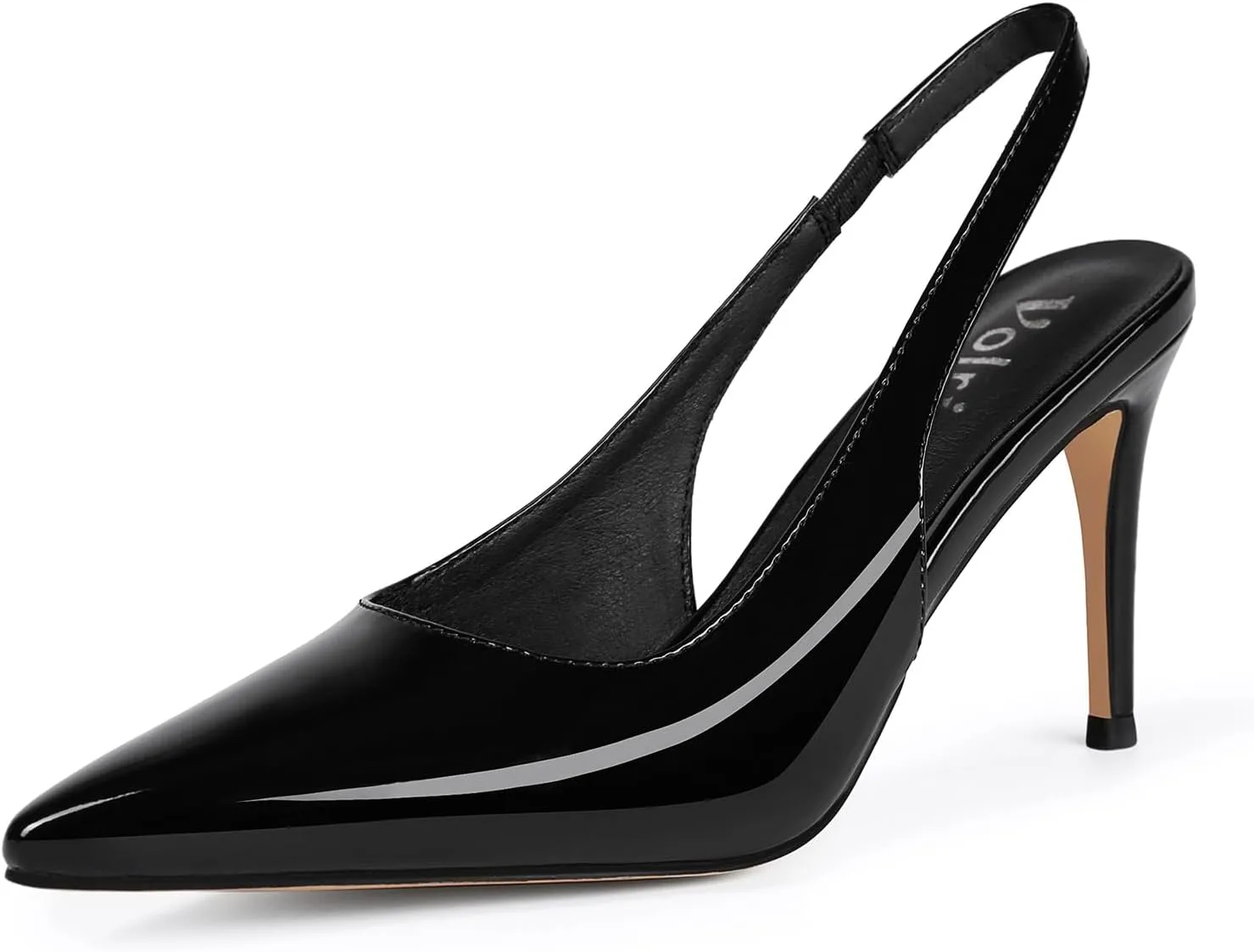 Slingback Heels for Women Pointed Closed Toe Stiletto Pumps Slip-On Dress Shoes Elegant Comfortable Women's Heels for Party Wedding