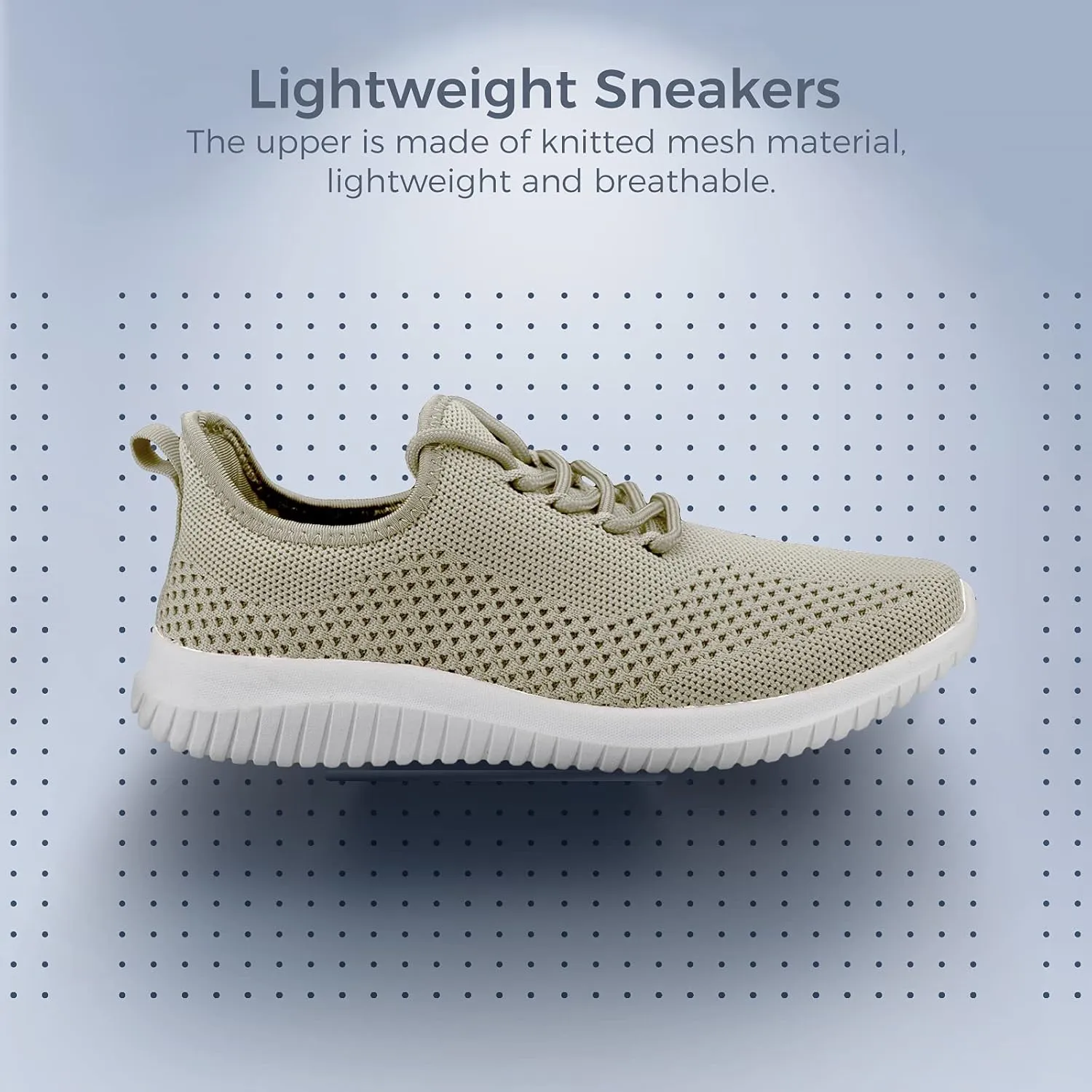 Slip On Sneakers for Women-Fashion Sneakers Walking Shoes Non Slip Lightweight Breathable Mesh Running Shoes Comfortable