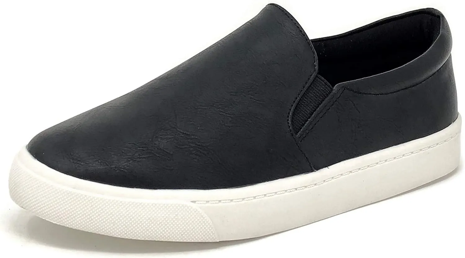Soda Top Shoe Reign Women's Closed Toe Slip on Sneaker Loafer