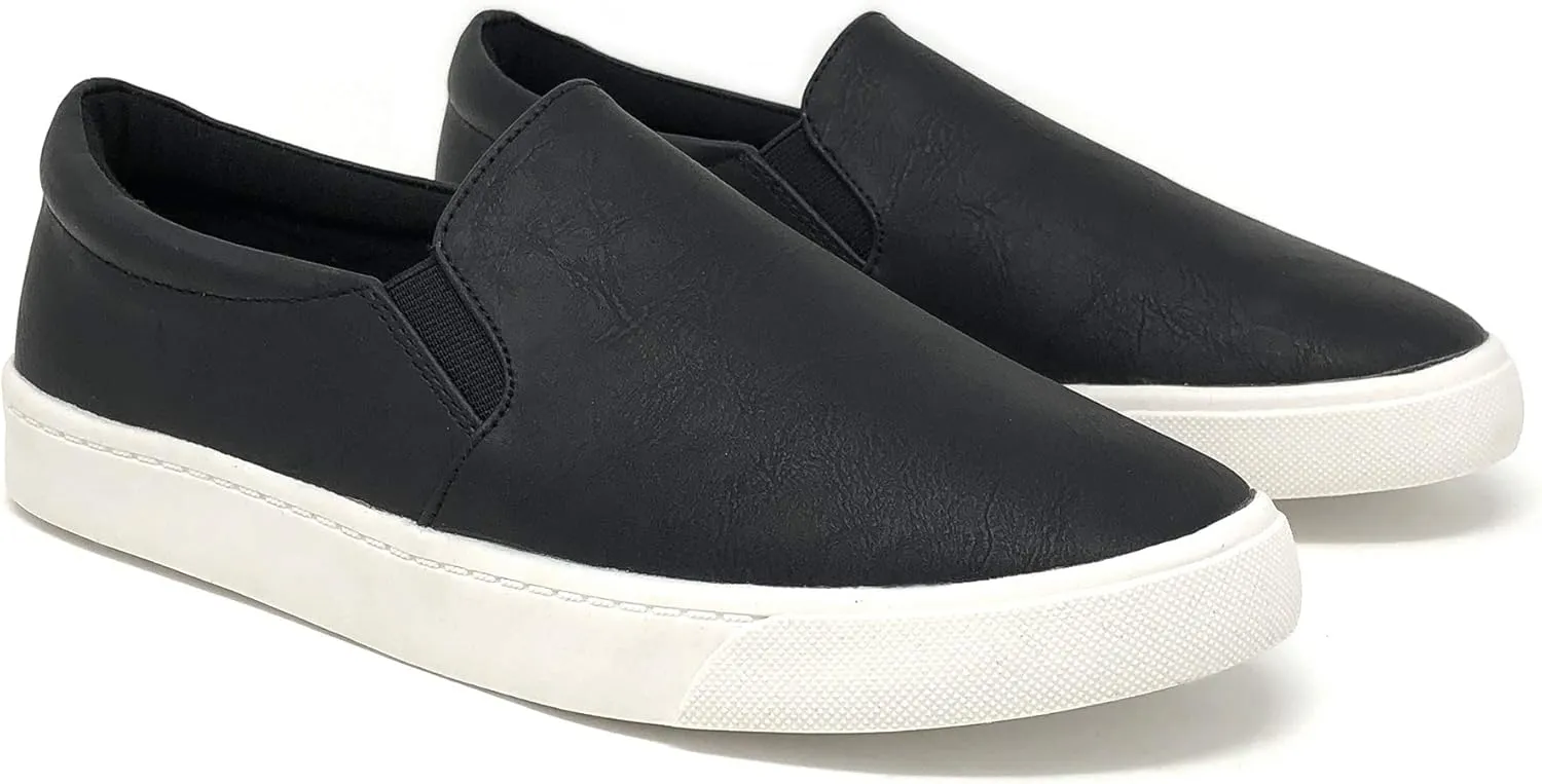 Soda Top Shoe Reign Women's Closed Toe Slip on Sneaker Loafer