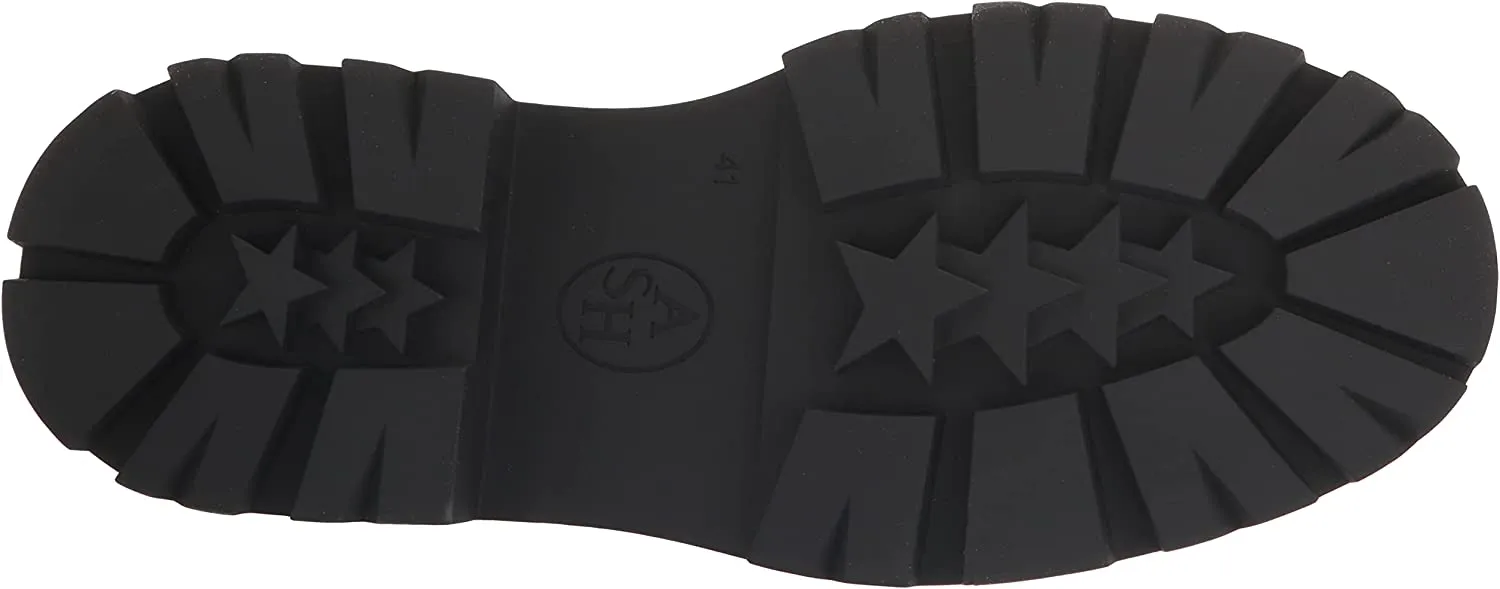 Sole Black Lug On Offer-ending soon Platform Studded Ash Loafers Pull Genius Toe Rounded Minimalistic Fashion