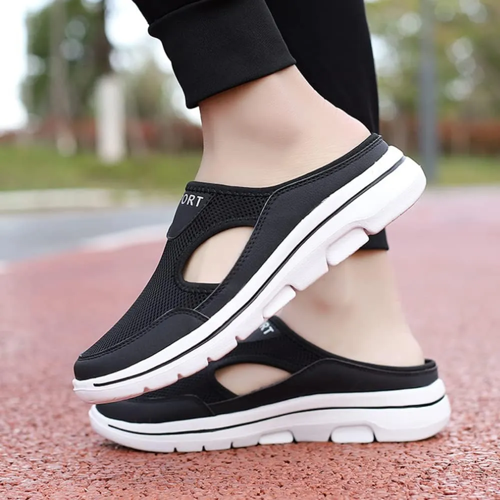 soputry Men's Comfort Breathable Support Sports Sandals, Outdoor Casual Non Slip Orthopedic Sneakers Walking Slip on Shoes