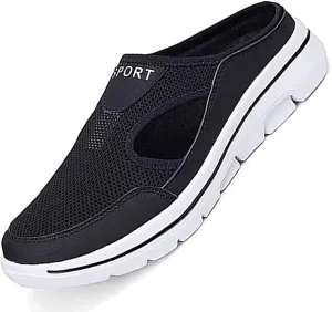soputry Men's Comfort Breathable Support Sports Sandals, Outdoor Casual Non Slip Orthopedic Sneakers Walking Slip on Shoes