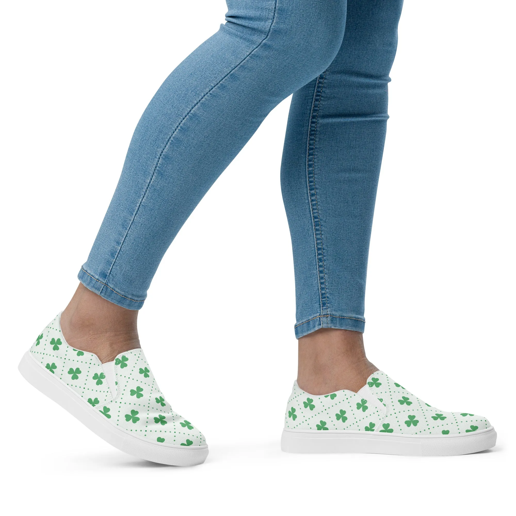 St. Patrick's Day Slip-On Canvas Shoes
