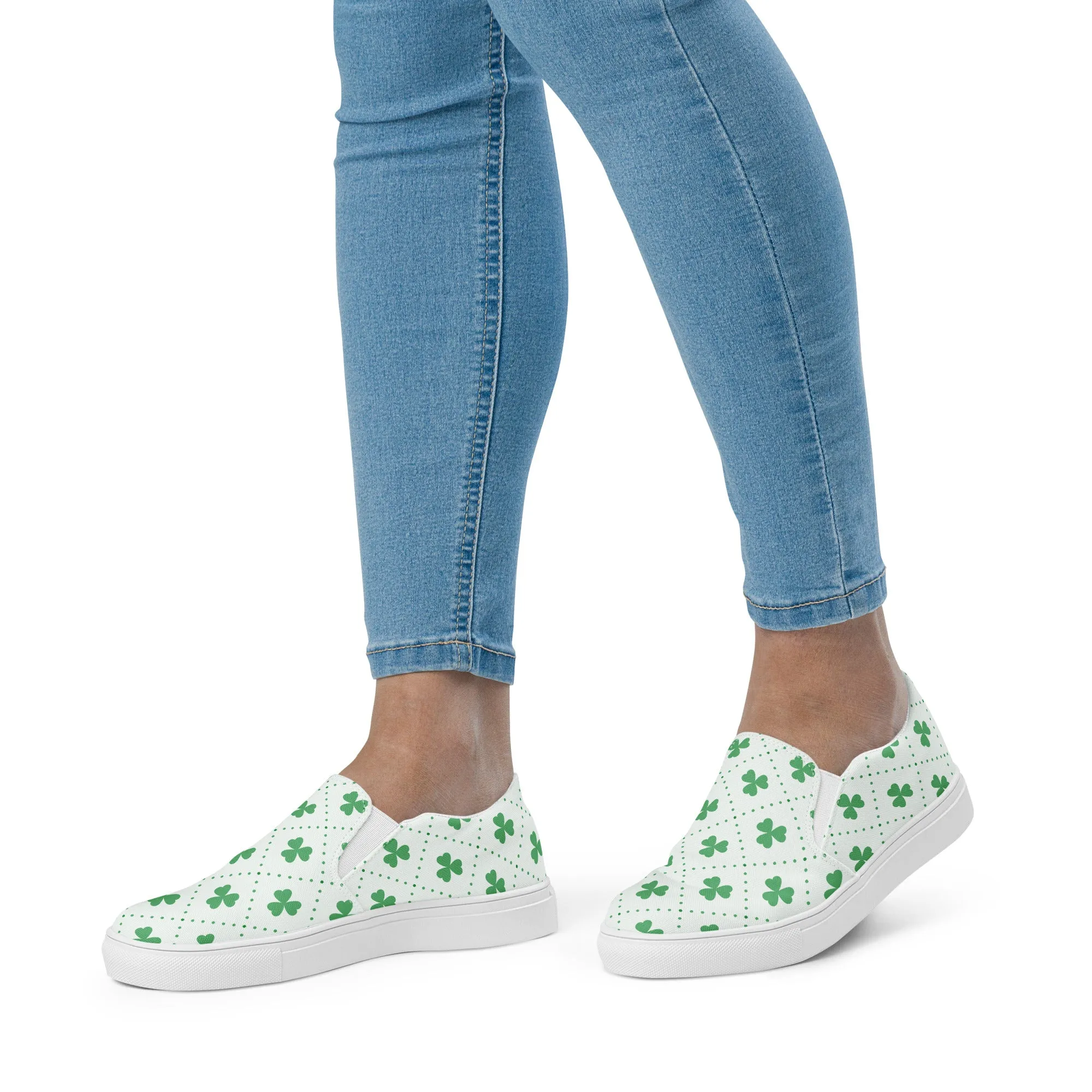 St. Patrick's Day Slip-On Canvas Shoes