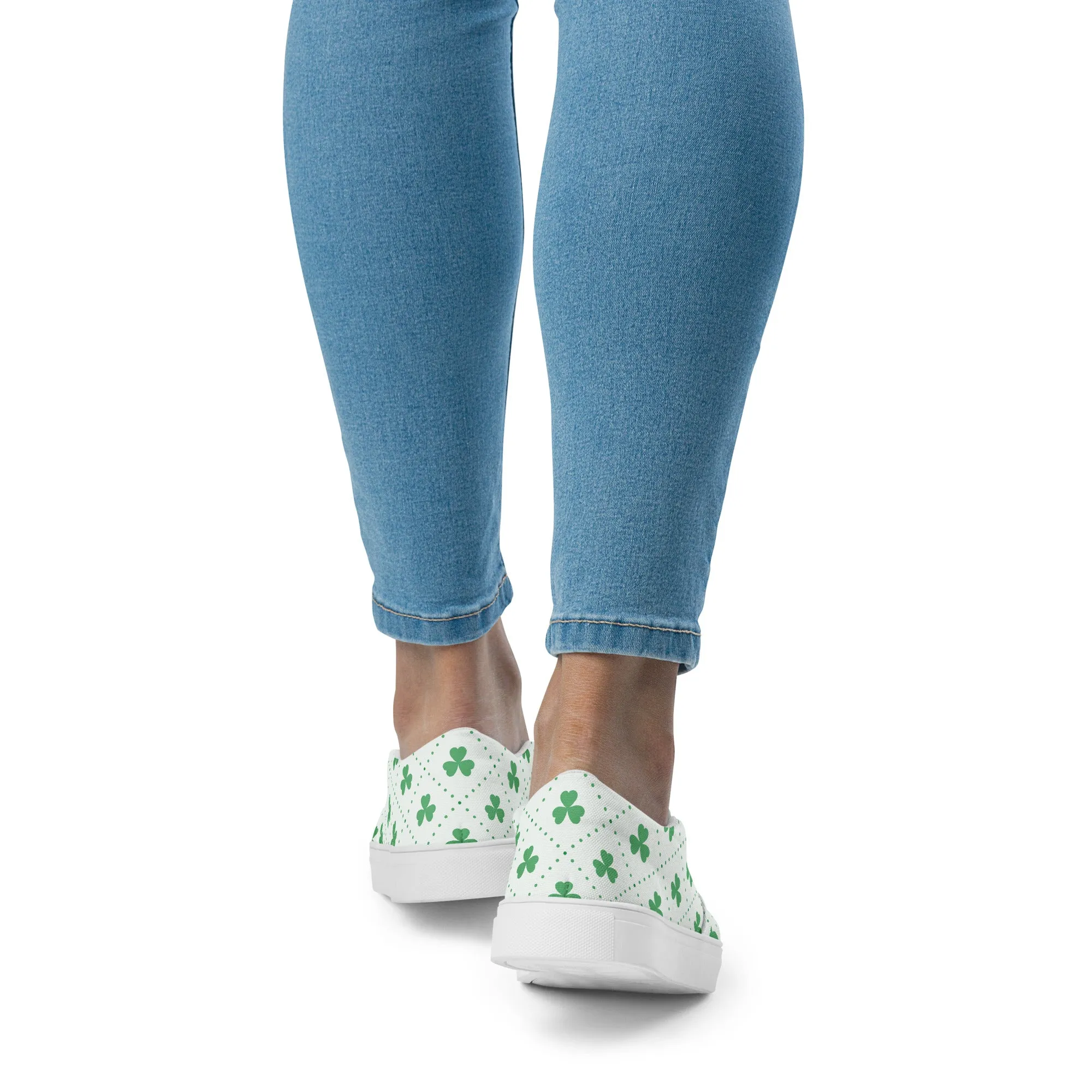 St. Patrick's Day Slip-On Canvas Shoes