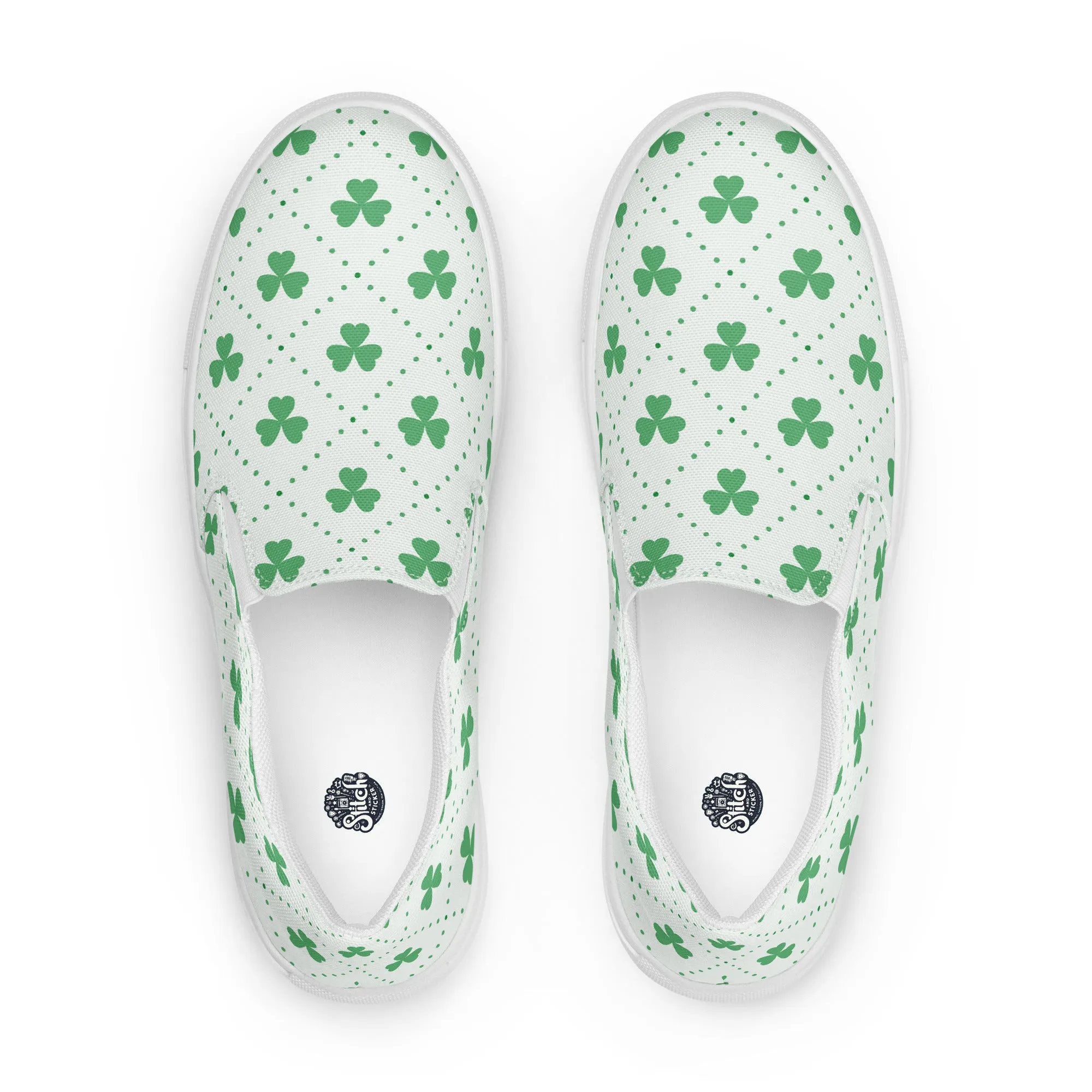 St. Patrick's Day Slip-On Canvas Shoes