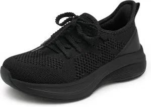 Stelle Girls Sneakers Kids Tennis Running Walking Shoes Slip-On Athletic Non Slip Lightweight Breathable Sport Shoes for Little/Big Kid