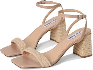Steve Madden Women's Luxe Pump, Natural Raffia, 10