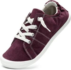 STQ Women Slip On Sneakers, Comfortable Casual Canvas Shoes