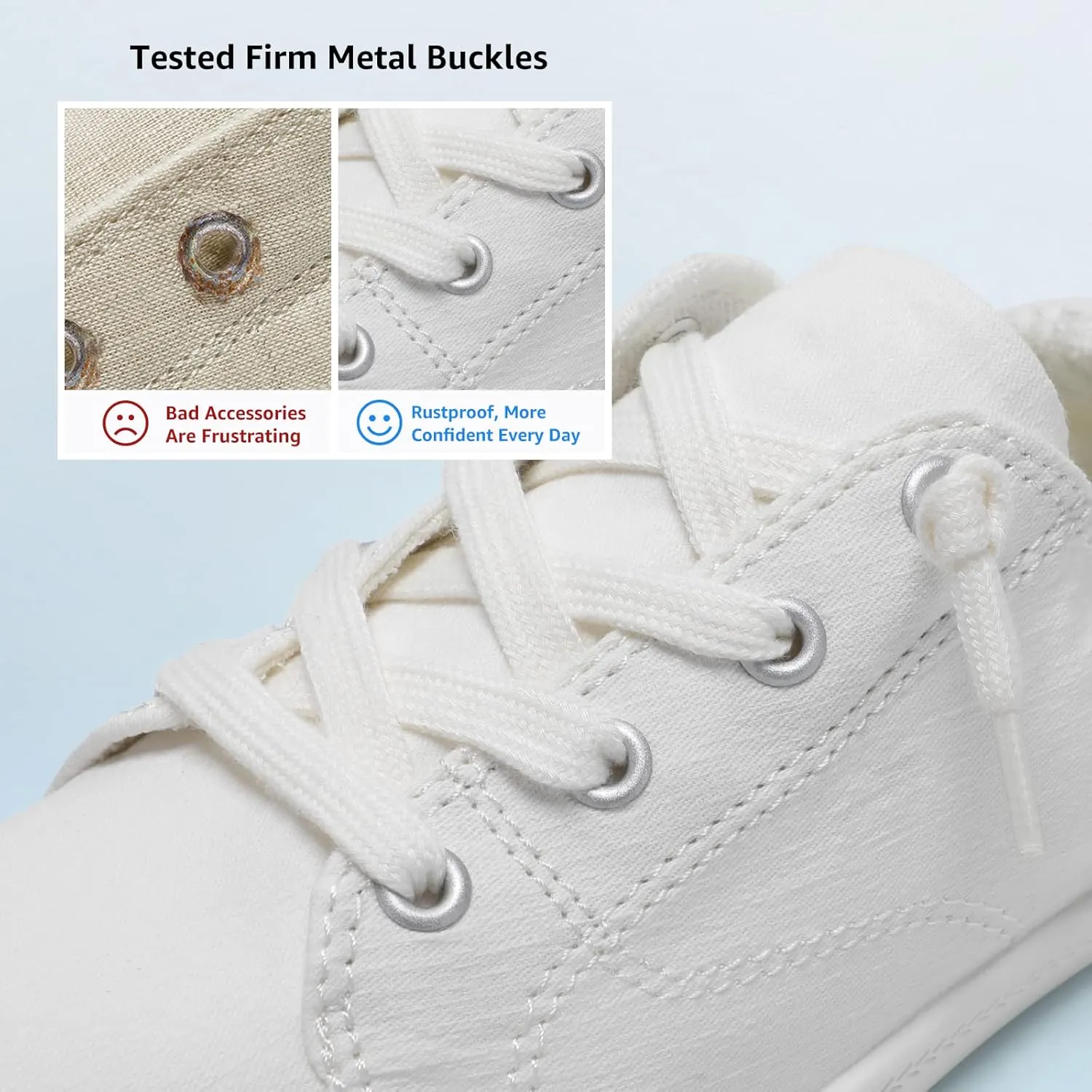 STQ Women Slip On Sneakers, Comfortable Casual Canvas Shoes