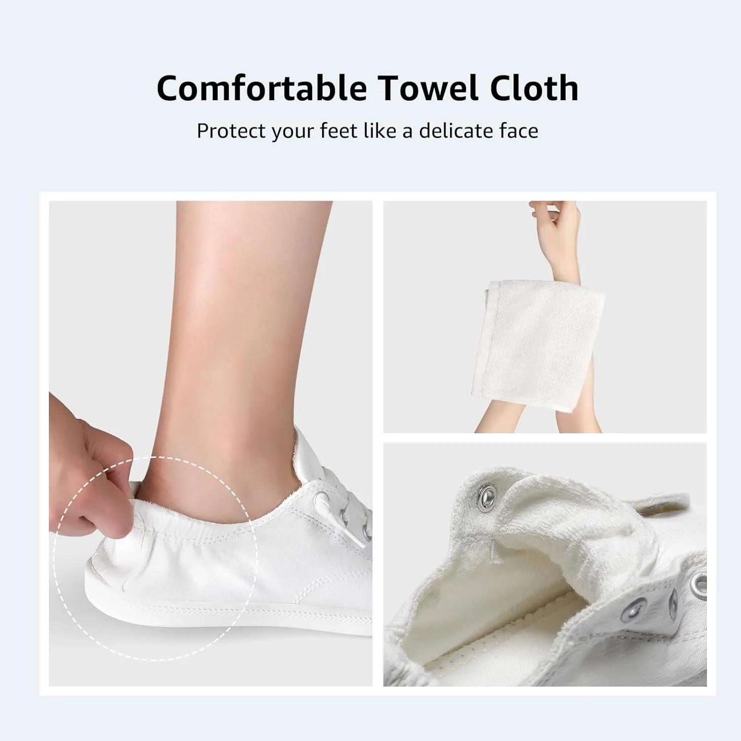 STQ Women Slip On Sneakers, Comfortable Casual Canvas Shoes