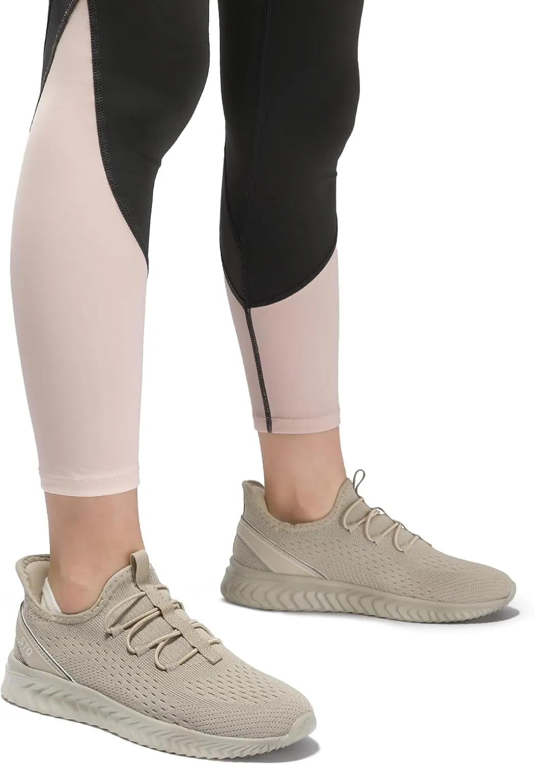 STQ Womens Orthopedic Walking Shoes Comfortable Slip on Sneakers for Plantar Fasciitis