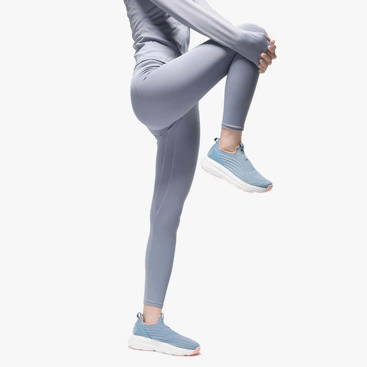 STQ Women's Slip On Walking Tennis Shoes Cushion Comfortable Orthopedic Sneakers Breathable Non-Slip Athletic Gym Workout Shoe