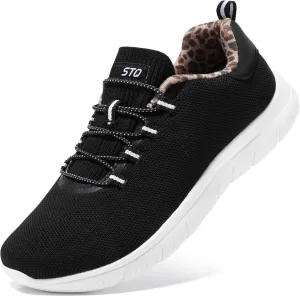 STQ Womens Walking Shoes Slip On Mesh Sneakers Lightweight Comfortable Arch Support