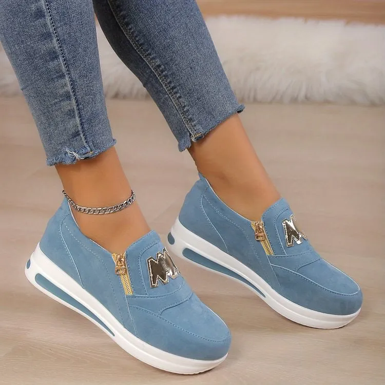 Suede Slip-On Sneakers | Comfortable | Casual & Trendy