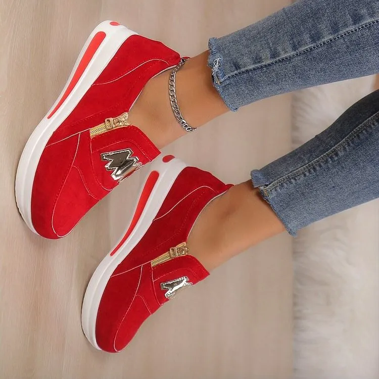 Suede Slip-On Sneakers | Comfortable | Casual & Trendy