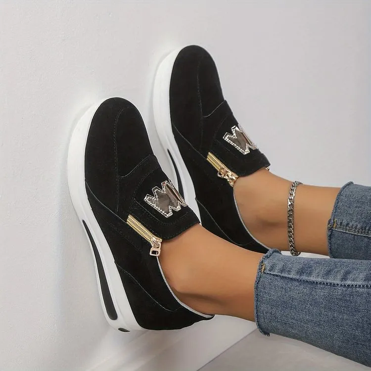 Suede Slip-On Sneakers | Comfortable | Casual & Trendy