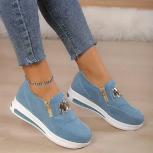 Suede Slip-On Sneakers | Comfortable | Casual & Trendy