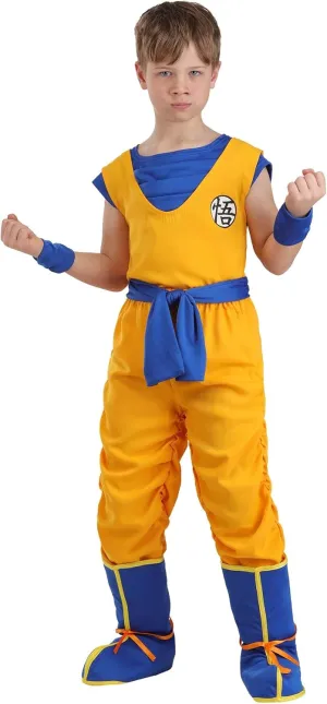 Super Saiyan Goku Outfit for Boys | Kids Dragon Ball Z Halloween Costume | Anime Series Character Cosplay