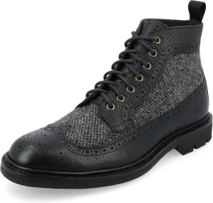 TAFT The Boston Longwing Boot in Black