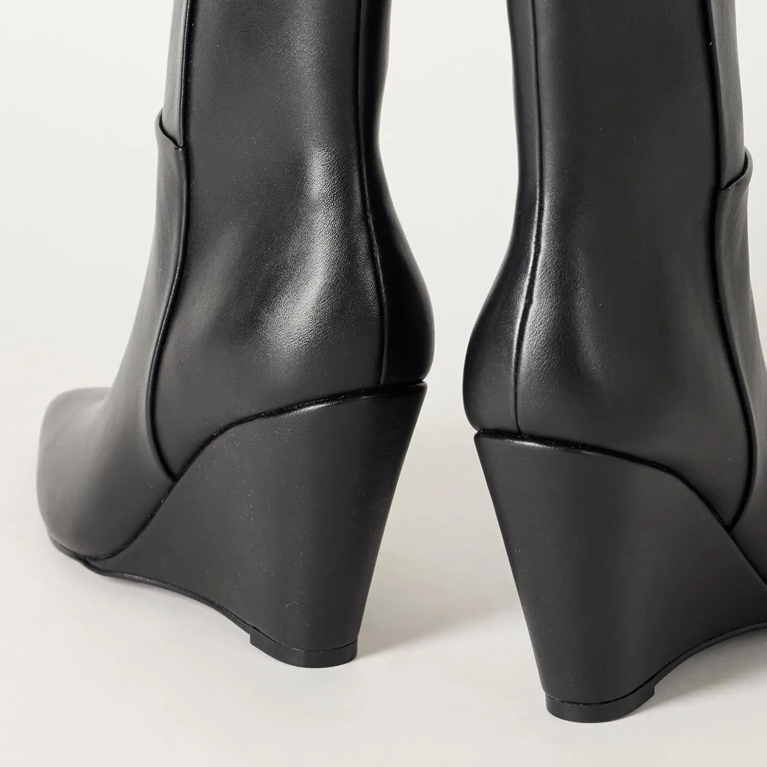 The Drop Women's Gina Wedge Midshaft Boot Classic