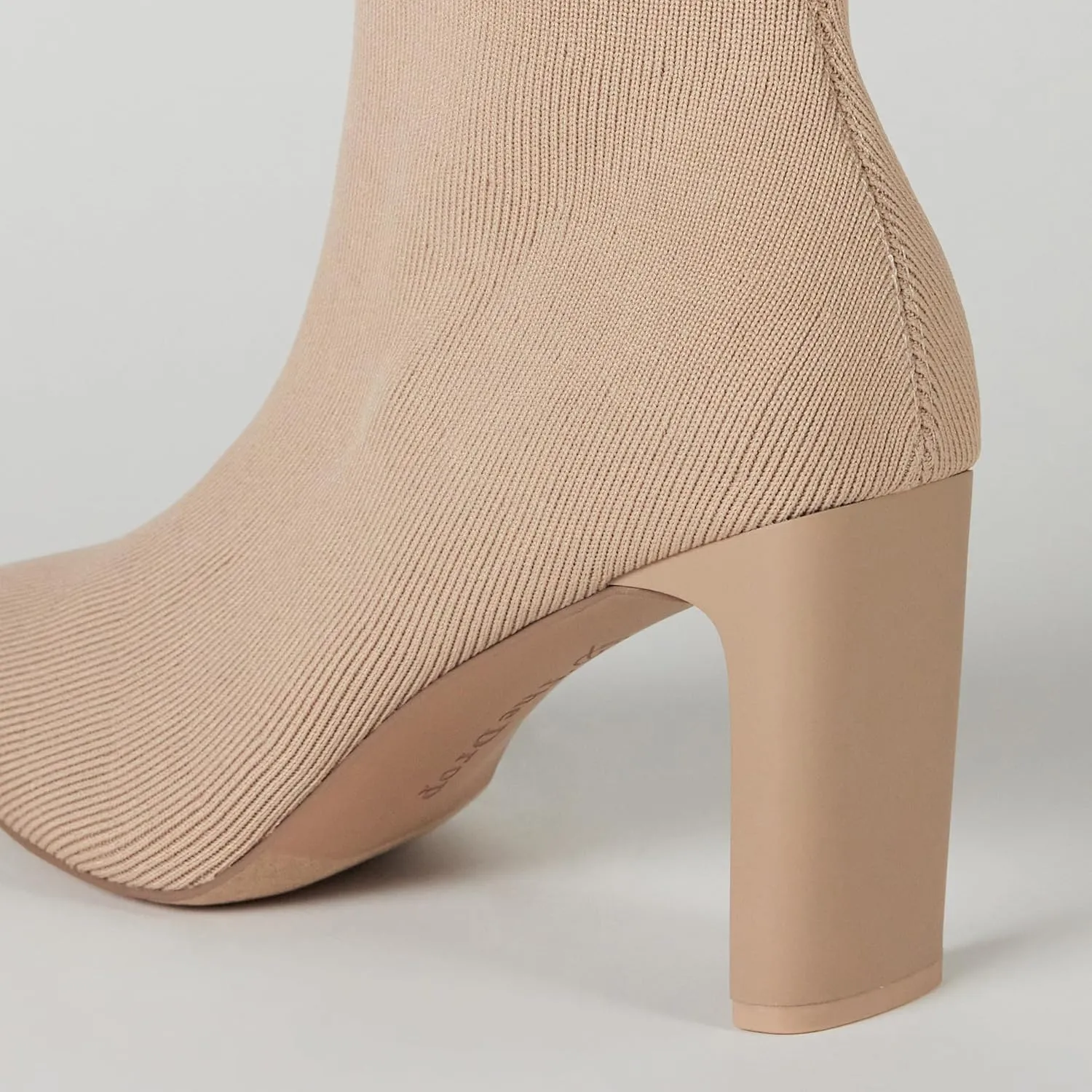 The Drop Women's Jane High Heel Pull-on Sock Boot