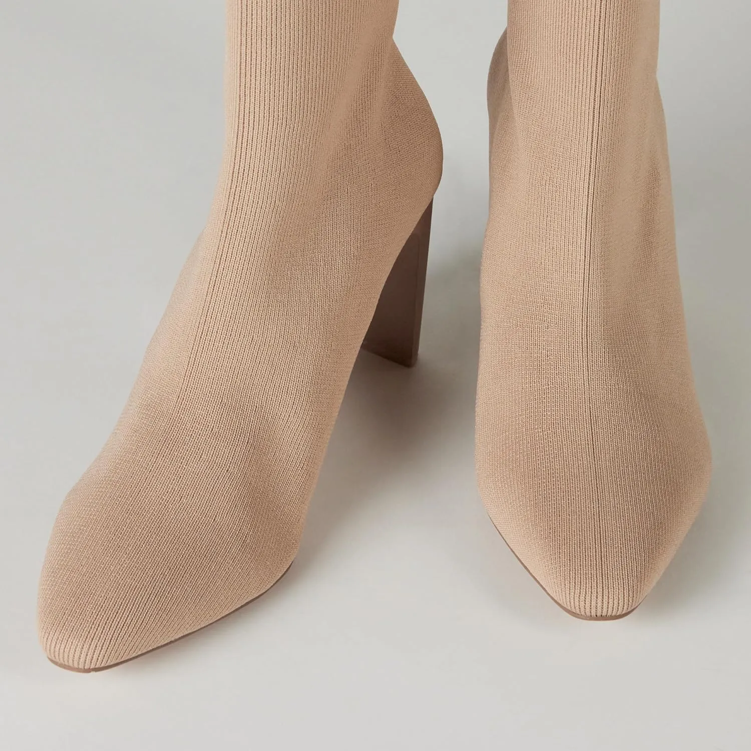 The Drop Women's Jane High Heel Pull-on Sock Boot