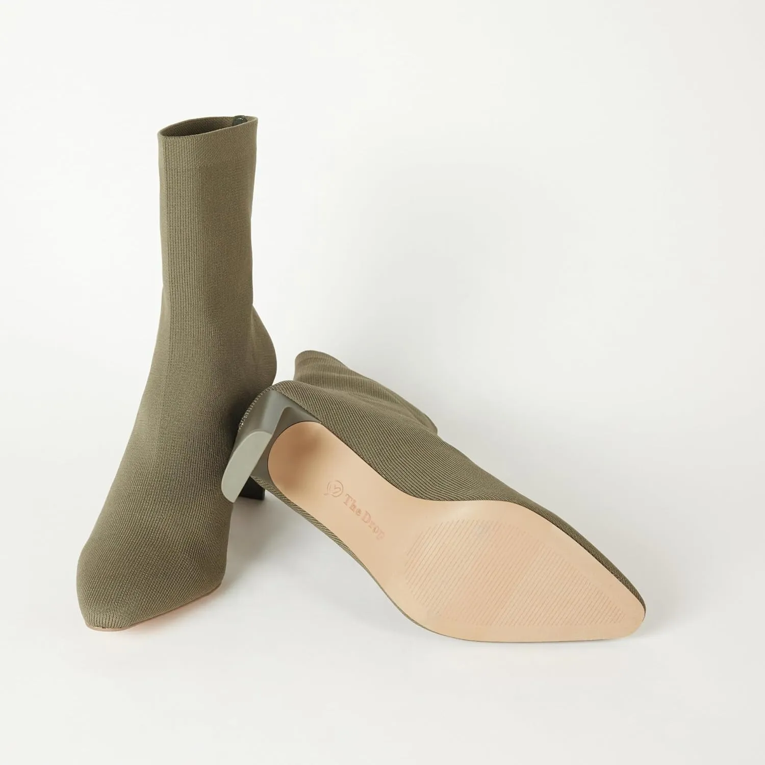 The Drop Women's Jane High Heel Pull-on Sock Boot