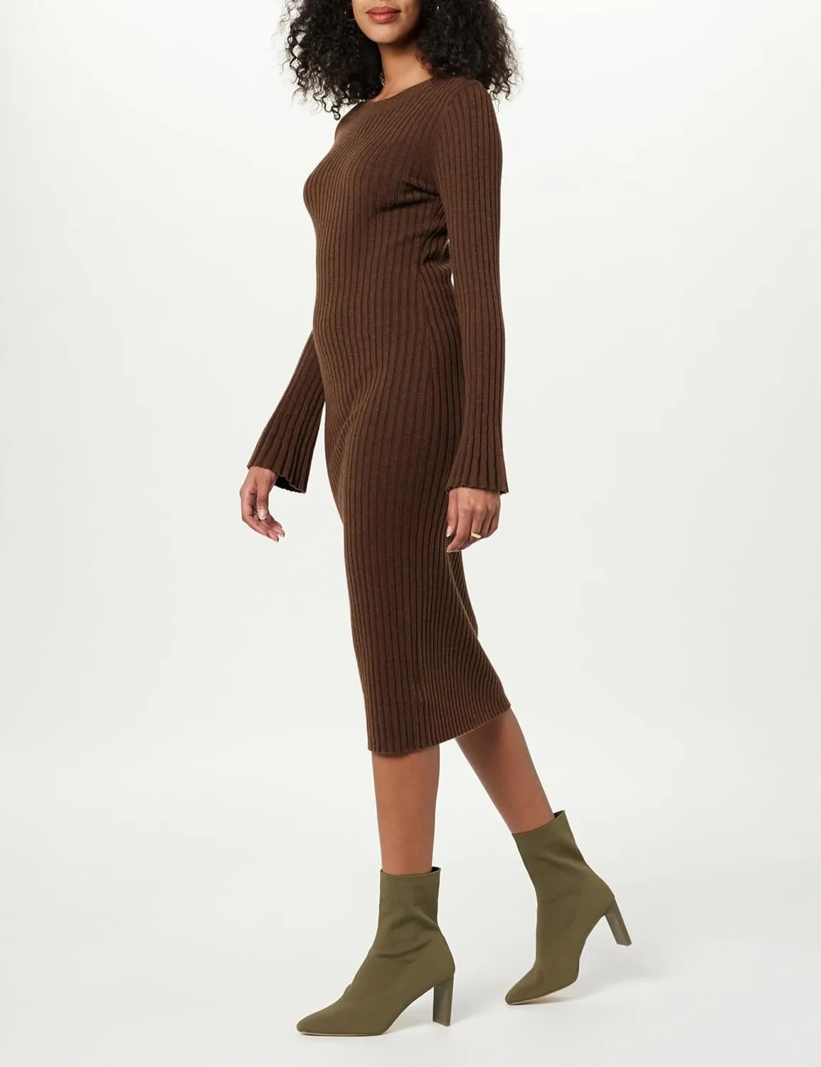 The Drop Women's Jane High Heel Pull-on Sock Boot