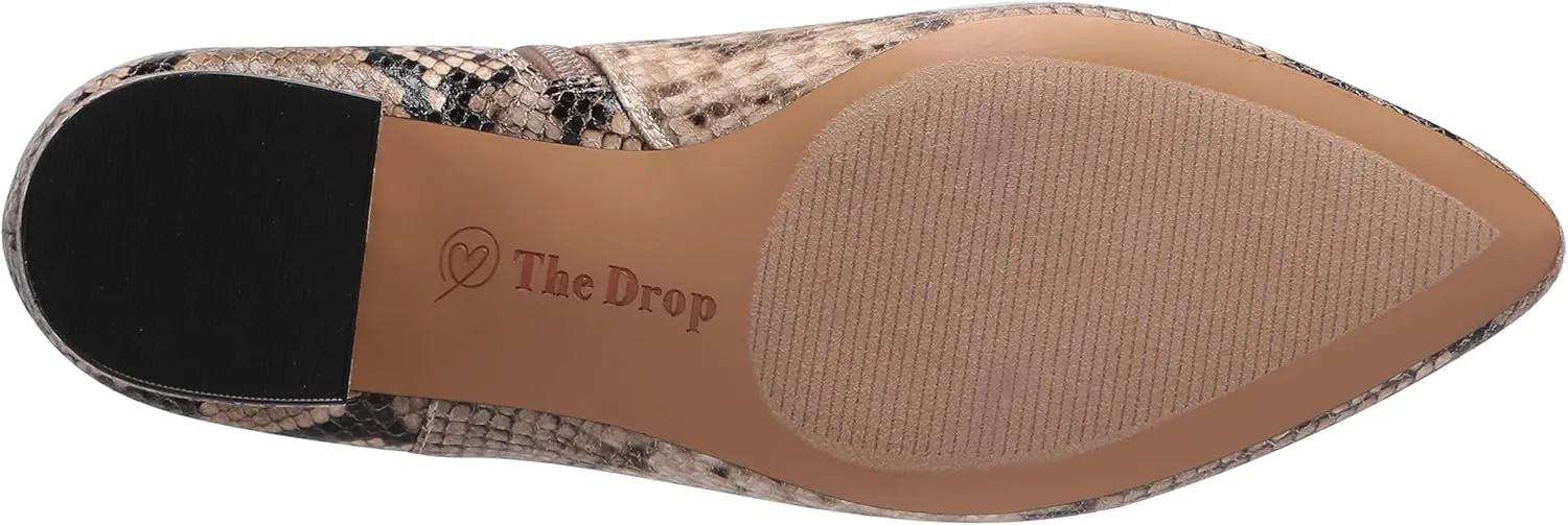 The Drop Women's Jessi Side-Zip Block Heel Ankle Boot
