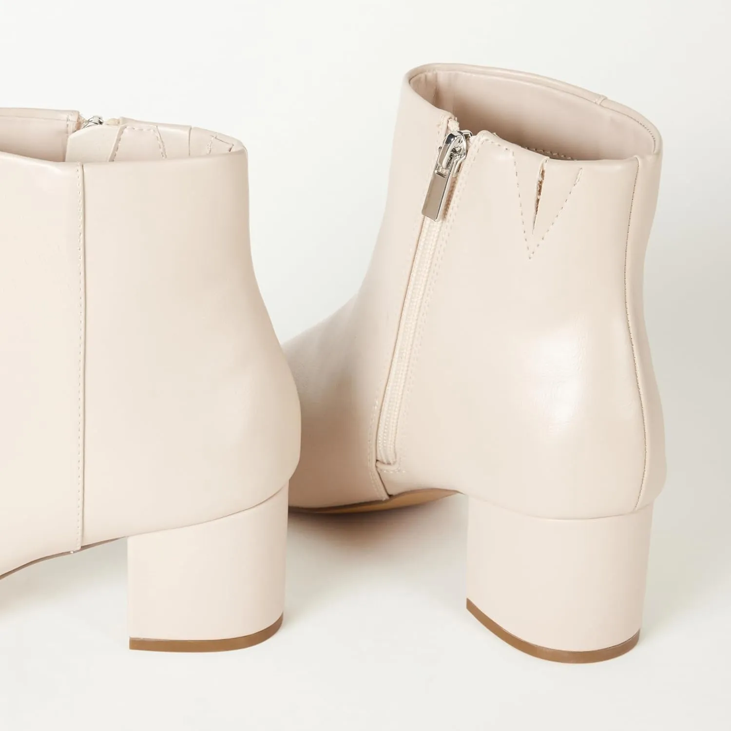 The Drop Women's Jessi Side-Zip Block Heel Ankle Boot