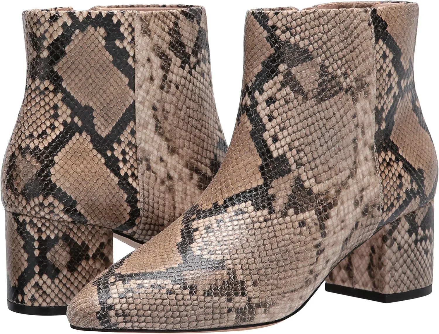 The Drop Women's Jessi Side-Zip Block Heel Ankle Boot