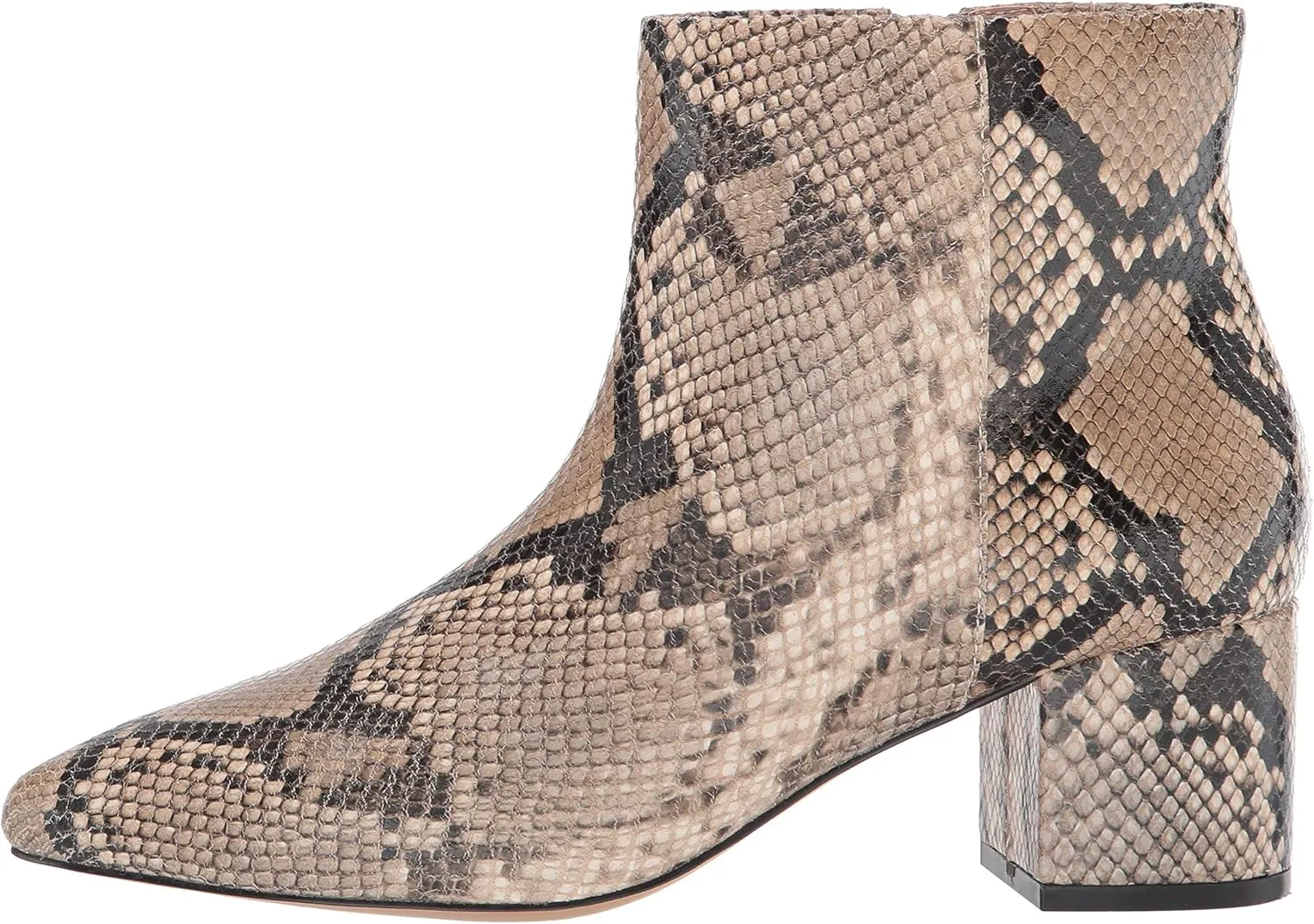 The Drop Women's Jessi Side-Zip Block Heel Ankle Boot