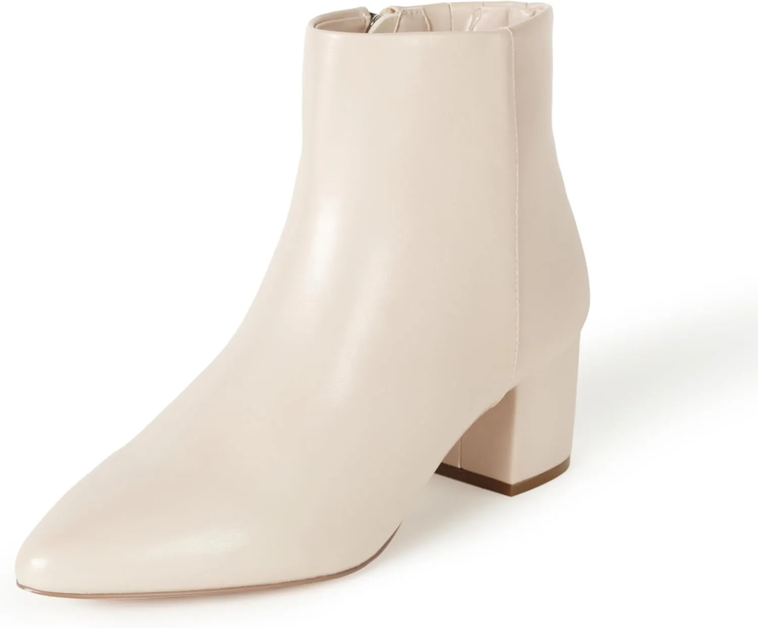 The Drop Women's Jessi Side-Zip Block Heel Ankle Boot