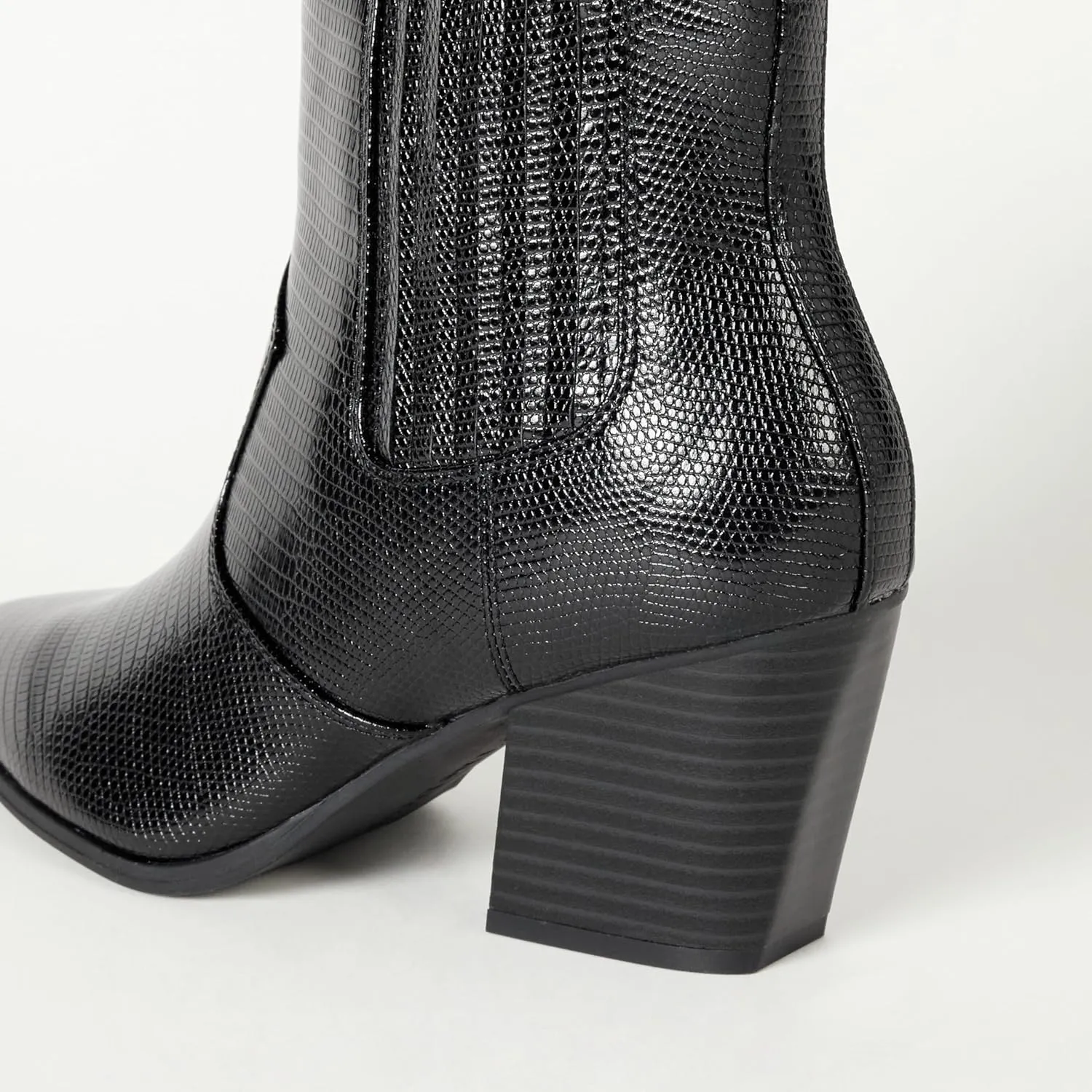 The Drop Women's Sia Pointed-Toe Western Ankle Boot