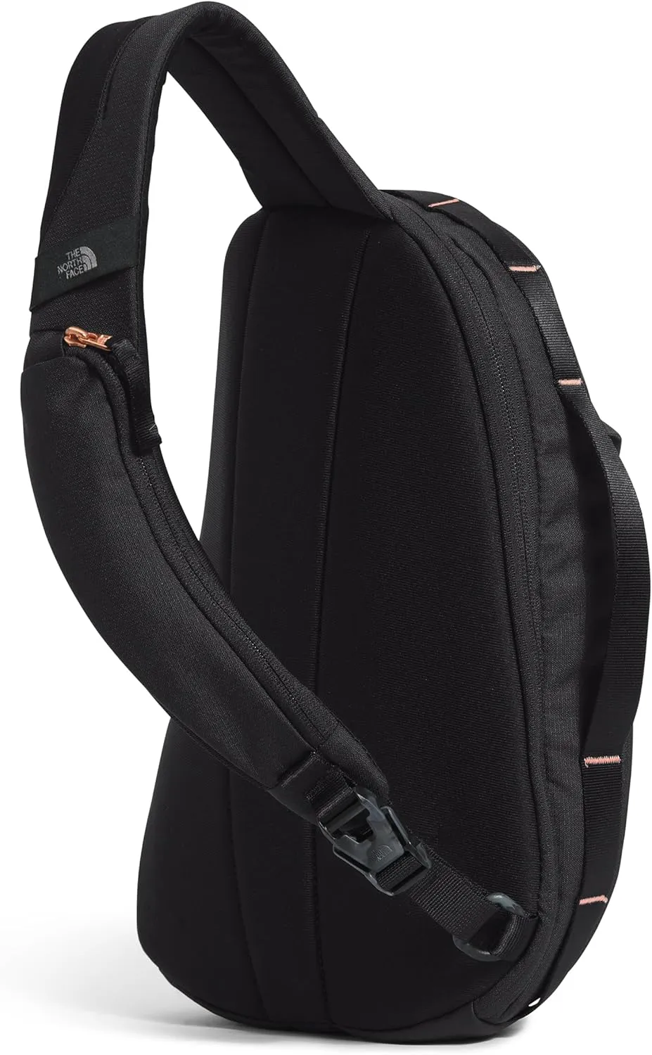 THE NORTH FACE Women's Isabella Sling - PFAS Free, TNF Black Light Heather/Burnt Coral Metallic-NPF, One Size