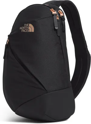 THE NORTH FACE Women's Isabella Sling - PFAS Free, TNF Black Light Heather/Burnt Coral Metallic-NPF, One Size