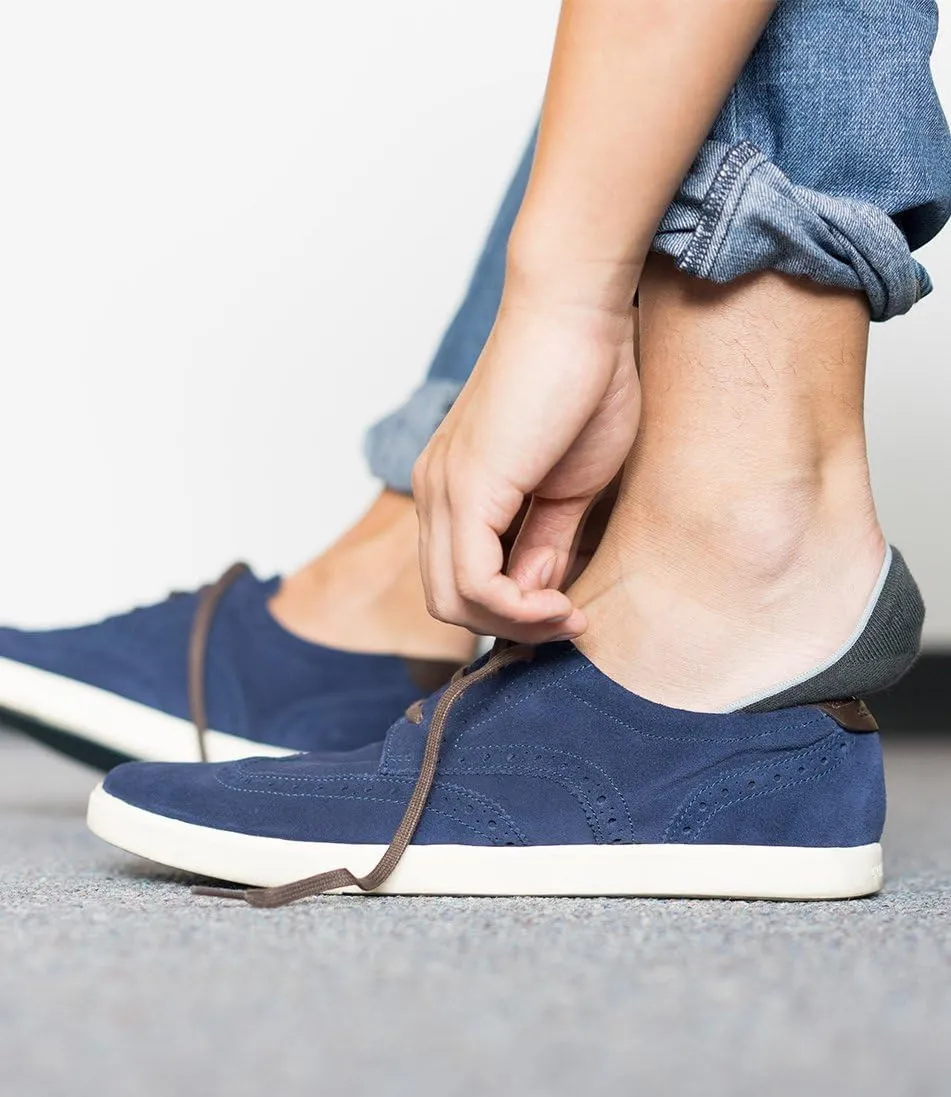 Thirty48 Men's No Show Socks Non-Slip Silicon Grip Moisture Wicking Low Cut Invisible Casual Socks