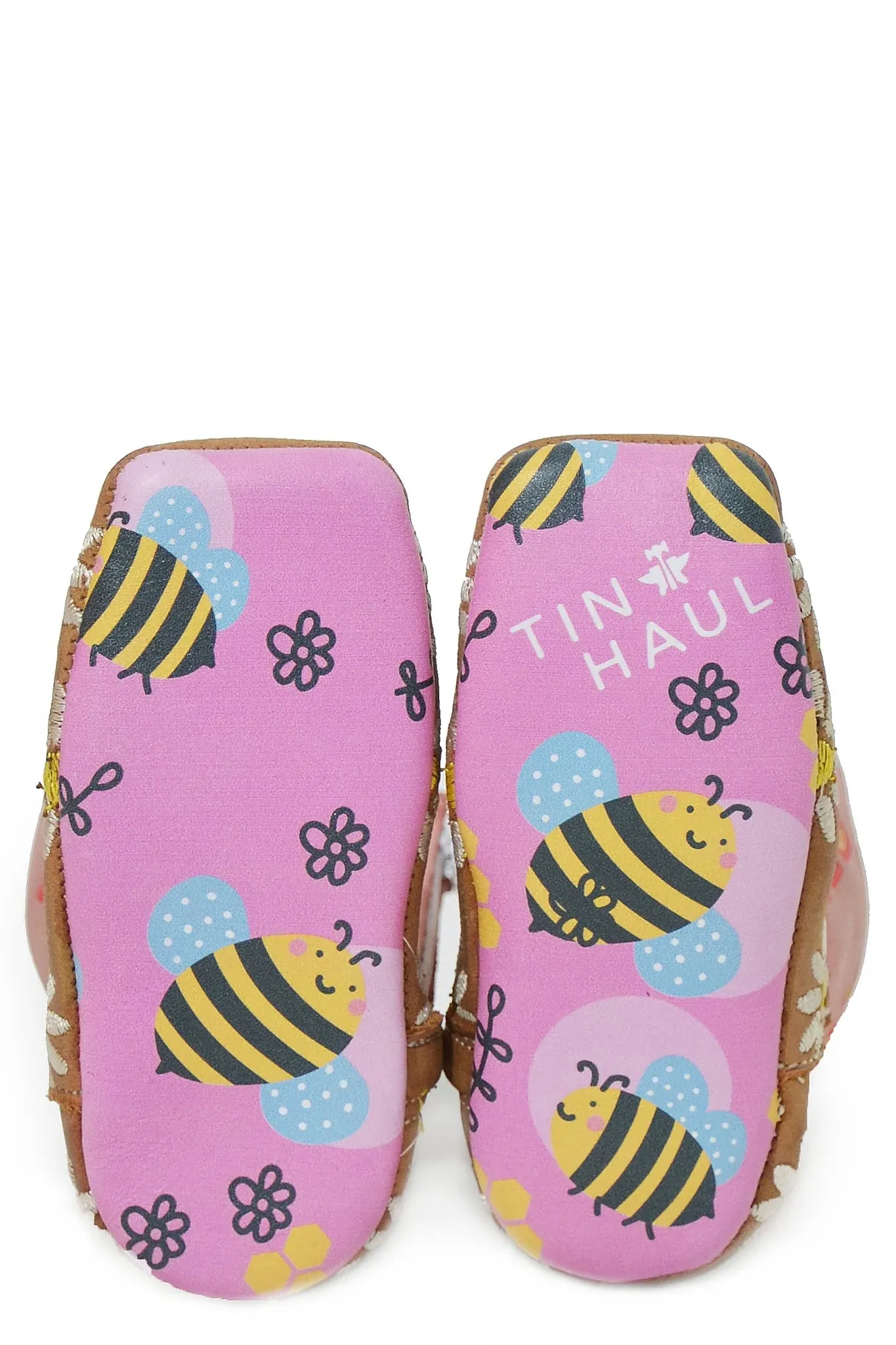 Tin Haul Infant Girls Daisy With Bee Sole
