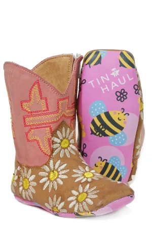 Tin Haul Infant Girls Daisy With Bee Sole
