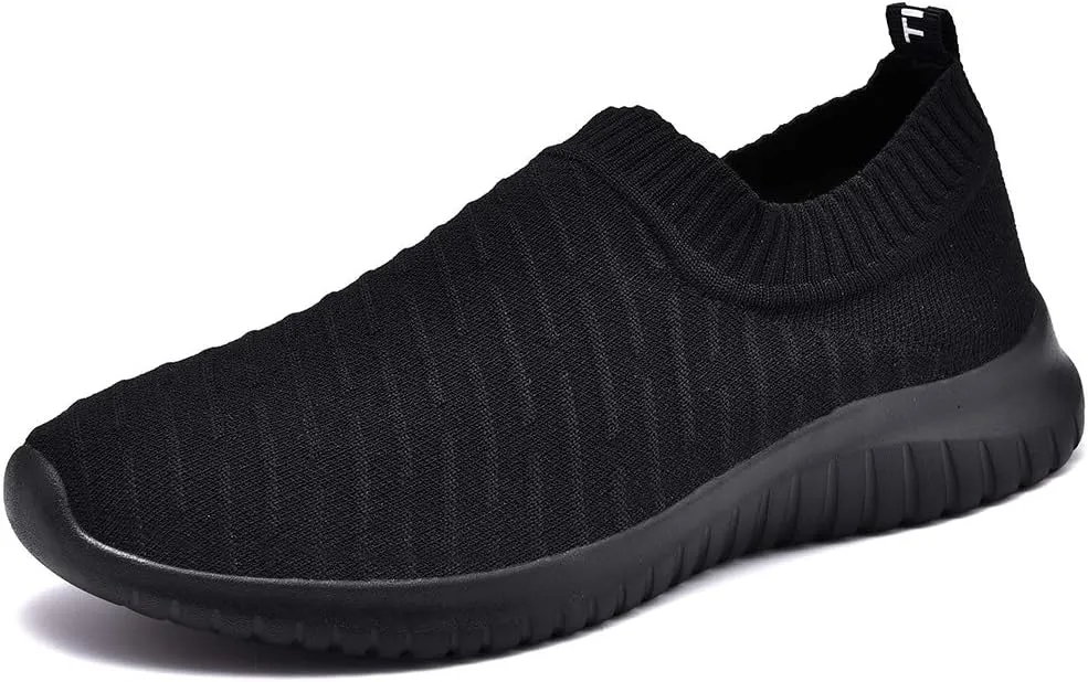 TIOSEBON Women's Athletic Walking Shoes Slip On Casual Mesh-Comfortable Tennis Workout Sneakers