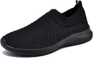 TIOSEBON Women's Athletic Walking Shoes Slip On Casual Mesh-Comfortable Tennis Workout Sneakers